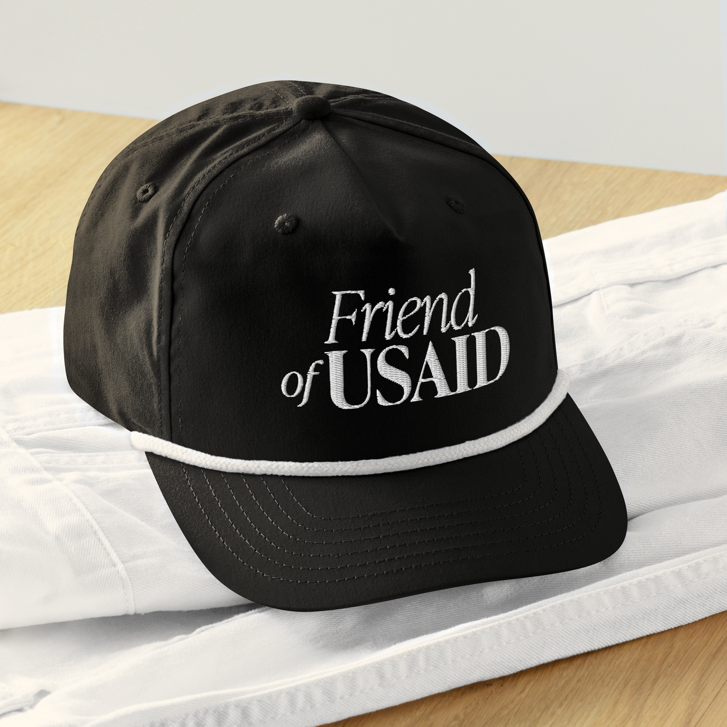 Friend of USAID Embroidered Golf rope cap